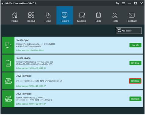 minitool sector by sector backup